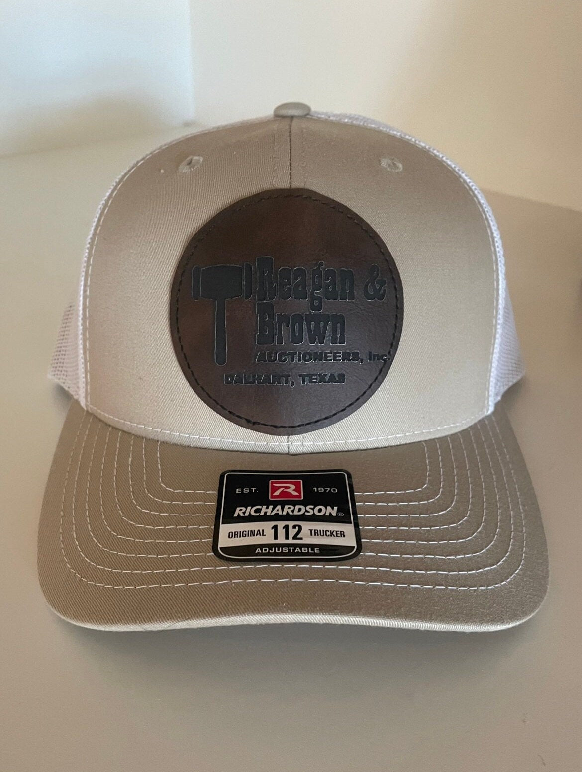 Custom Trucker Hat, Richardson hat with custom patch, Personalized gift for him