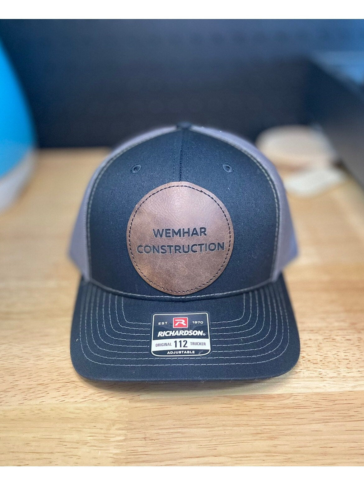 Custom Trucker Hat, Richardson hat with custom patch, Personalized gift for him