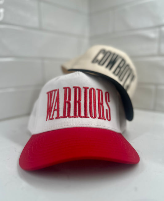 Warriors Embroidered Hat