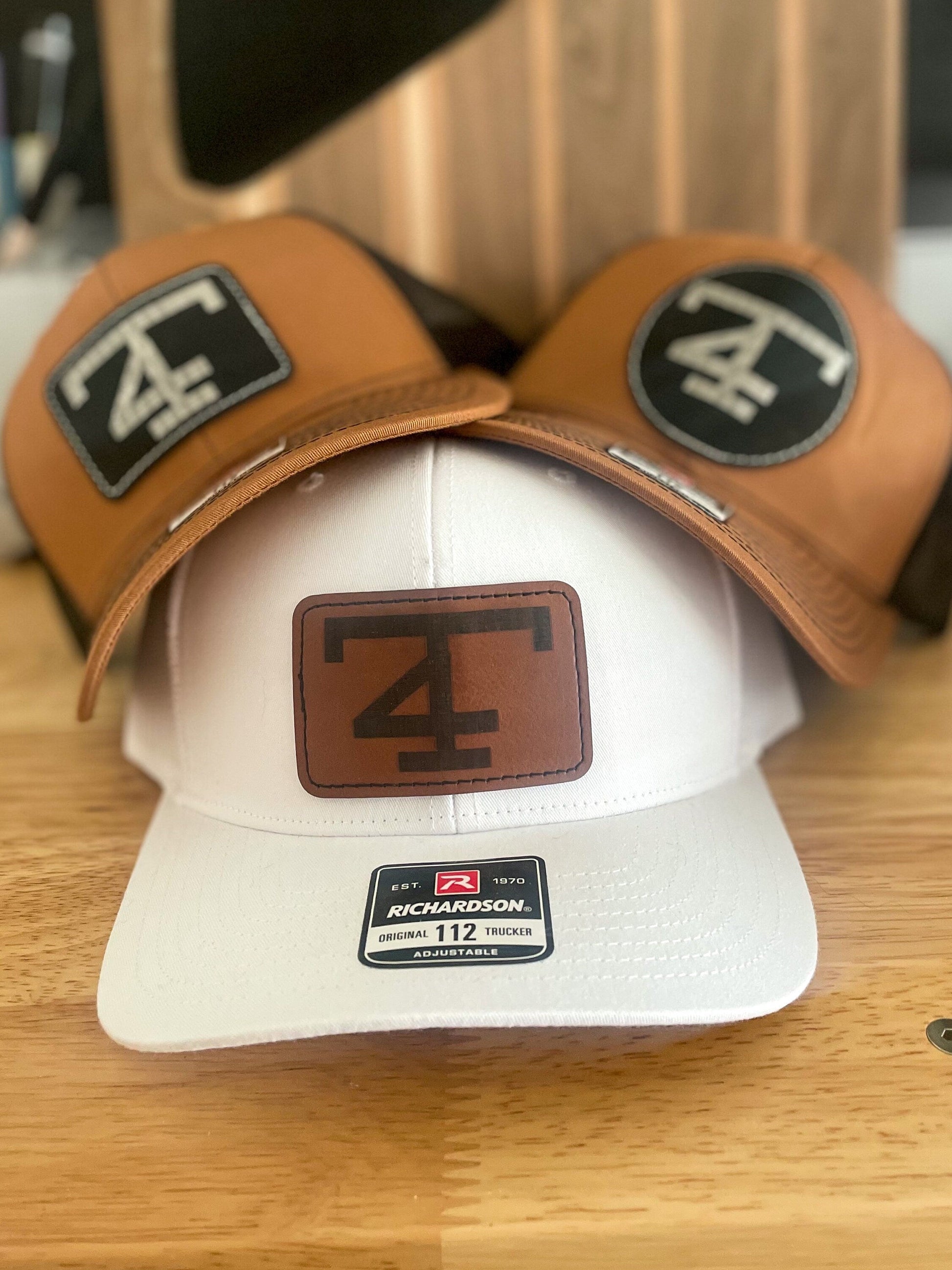 Custom Trucker Hat, Richardson hat with custom patch, Personalized gift for him